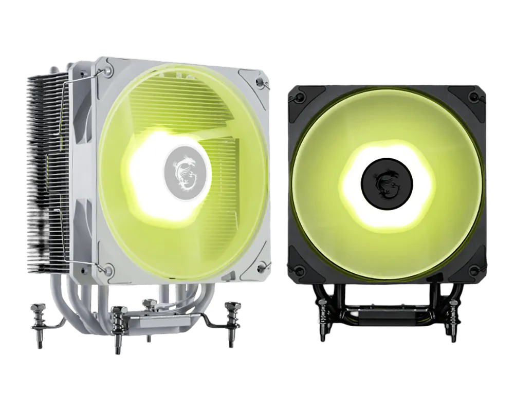 MSI MAG COREFROZR AA13 ARGB CPU COOLER - WHITE / BLACK