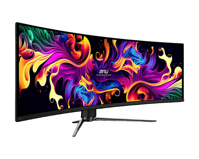 MSI MPG 491CQPX QD-OLED 49-inch QD-OLED 5120 x 1440 (DQHD) Computer Monitor 240Hz, Height Adjustable, Speaker, 0.03ms - MSIMPG491CQPXQDOLED