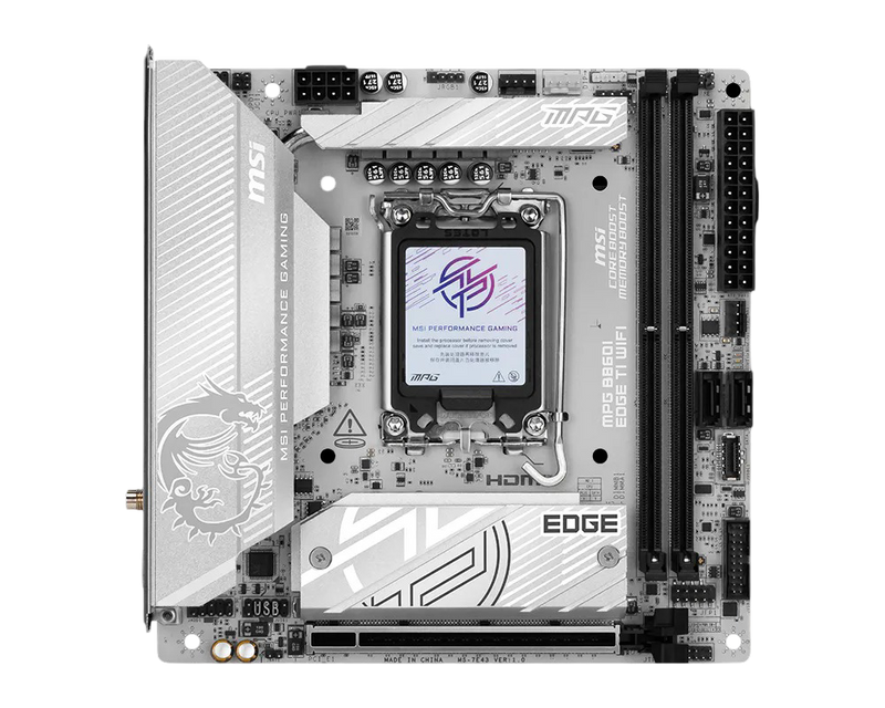 MSI B860I EDGE TI WIFI m-ITX MOTHERBOARD - D5-MSIMPGB860IEDGETIWIFI
