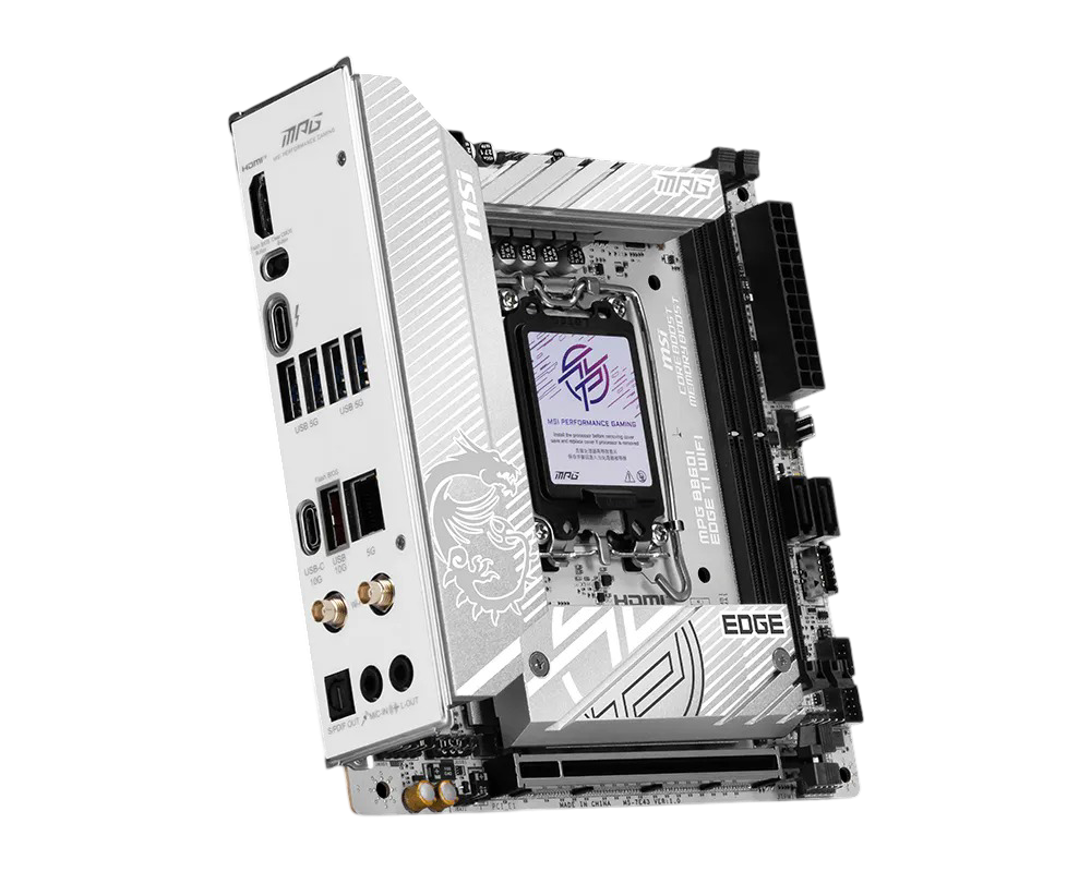 MSI B860I EDGE TI WIFI m-ITX MOTHERBOARD - D5-MSIMPGB860IEDGETIWIFI