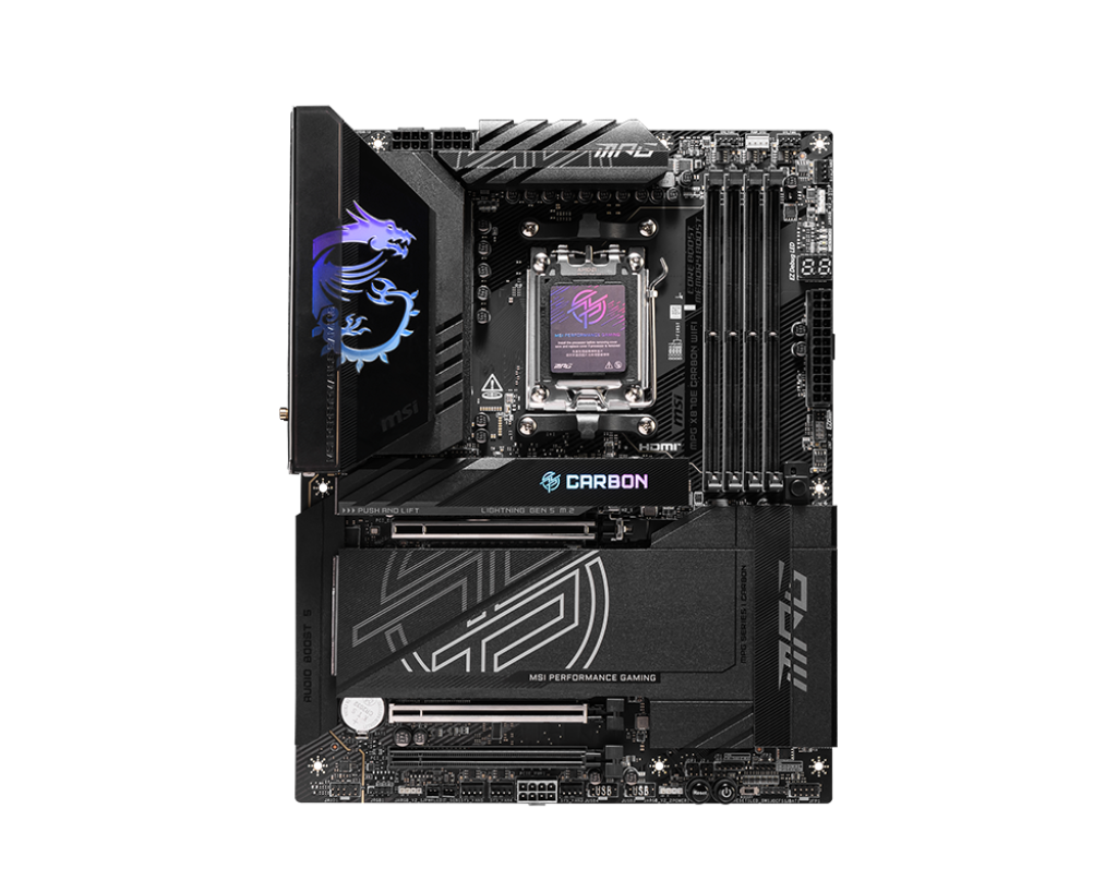 MSI MPG X870E CARBON WIFI AM5 ATX MOTHERBOARD - D5 - MSIMPGX870ECARBONWIFI