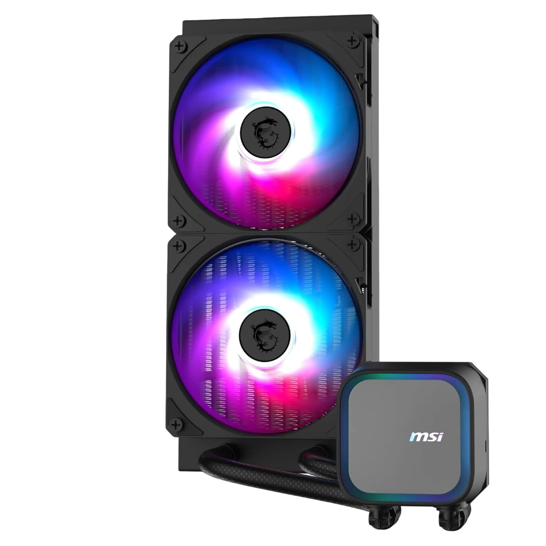 MSI MAG CORELIQUID A13 240 ARGB AIO COOLER - WHITE / BLACK