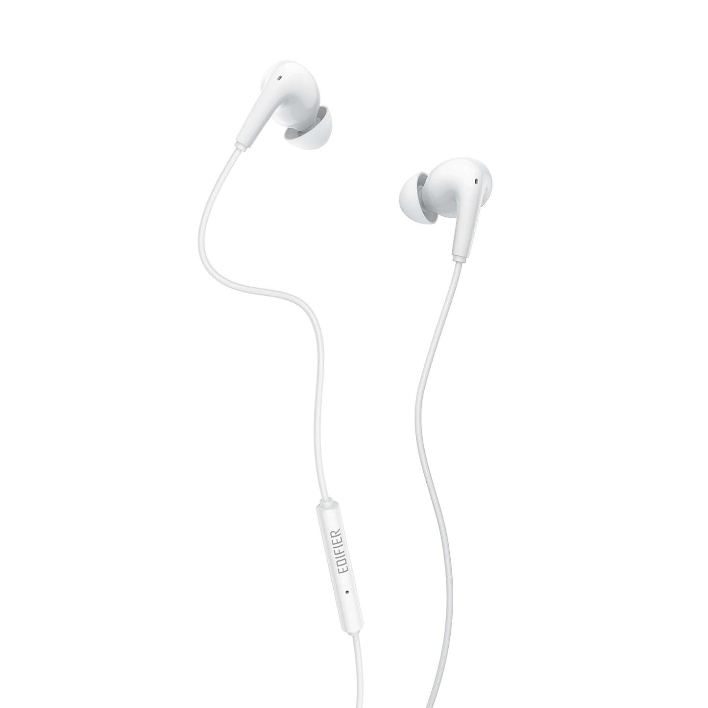 EDIFIER P230 USB-C HI-RES WIRED EARBUDS WITH MIC WHITE - 6923520270064