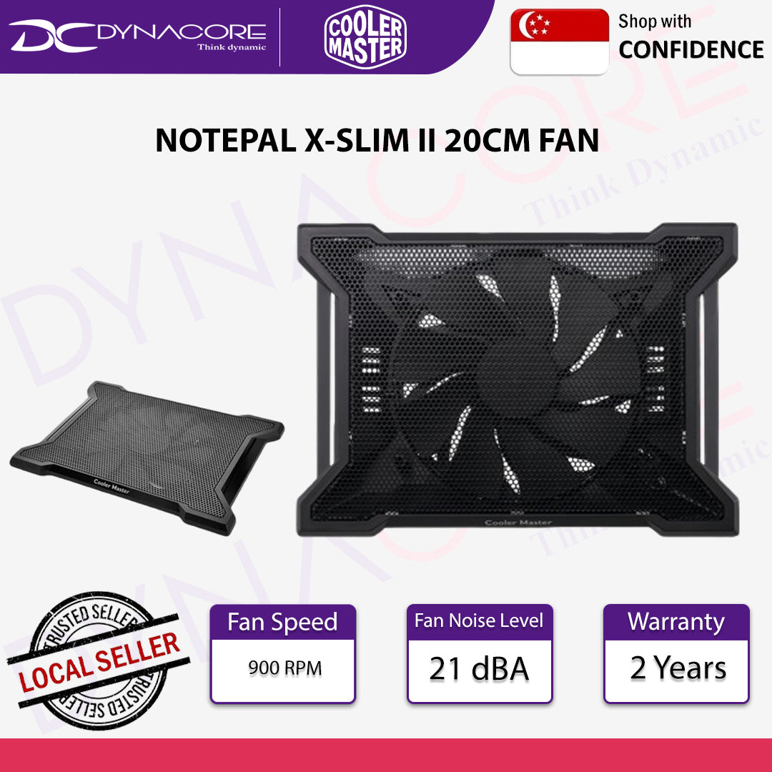 COOLER MASTER NOTEPAL X-SLIM II 20CM FAN (2YRS BY BLT) - 884102023996