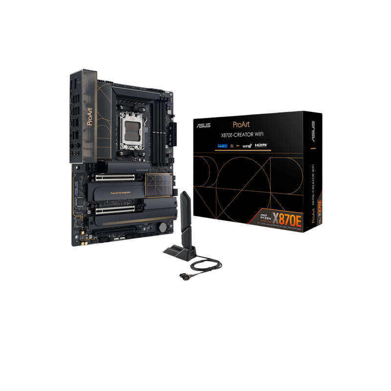 ASUS ProArt X870E-CREATOR WIFI AMD AM5 ATX MOTHERBOARD (3Y BLT) - 4711387730782
