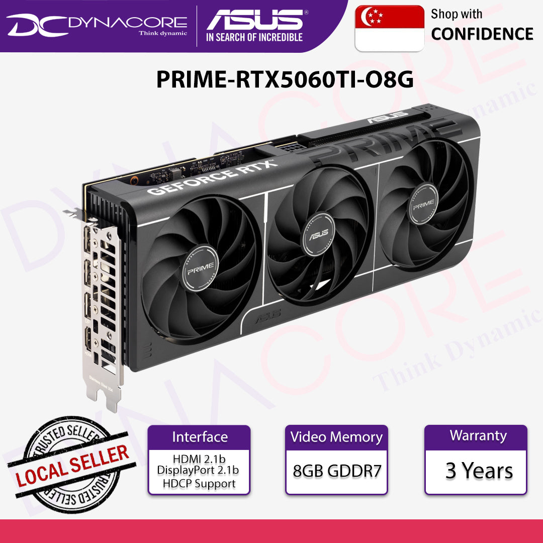 ASUS PRIME GeForce RTX™ 5060 Ti 8GB GDDR7 OC Edition - 197105994201