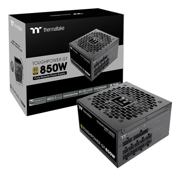 THERMALTAKE TOUGHPOWER GT850W ATX3.1 80+ GOLD FULLY MODULAR PSU(5YRS) - 4711475647435