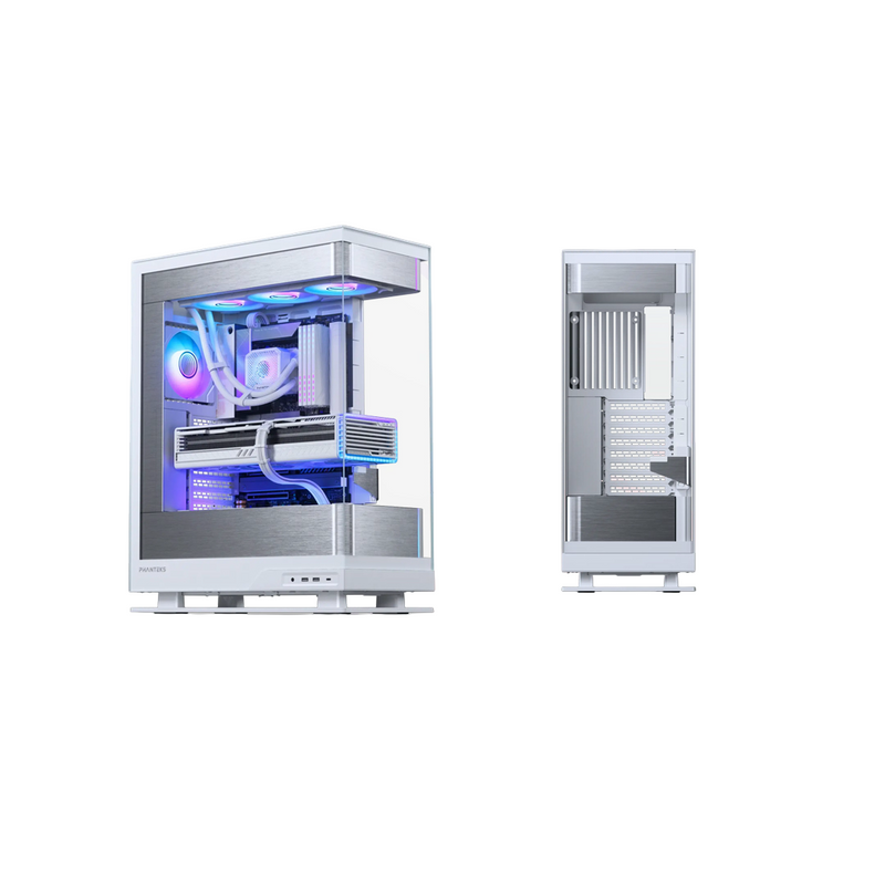 Phanteks Evolv X2 ATX Mid-Tower Gaming Case with Tempered Glass Silver White - PHANEVOLVEX2CHWHKLED