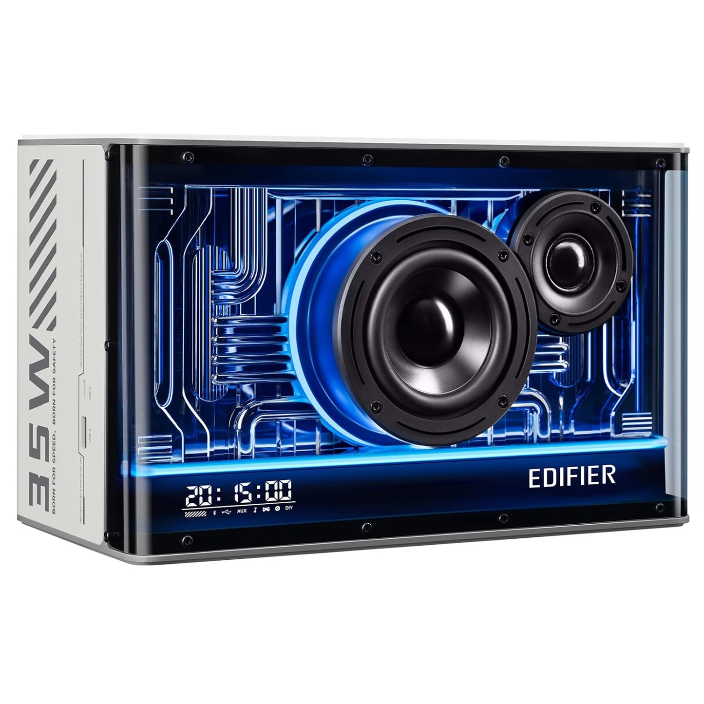 EDIFIER QD35 TABLETOP SPEAKER WITH GAN CHARGER 40W BLACK / WHITE - 6923520269990 , 6923520285006