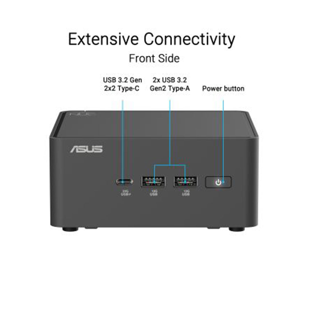 ASUS NUC 15 PRO Tall (Black) RNUC15CRHU500000I Ultra 5-225H 14C INTEL ARC GPU Wi-Fi 7 BAREBONE 90AR00Q2-M00150 NO POWER CORD - 4711387958247