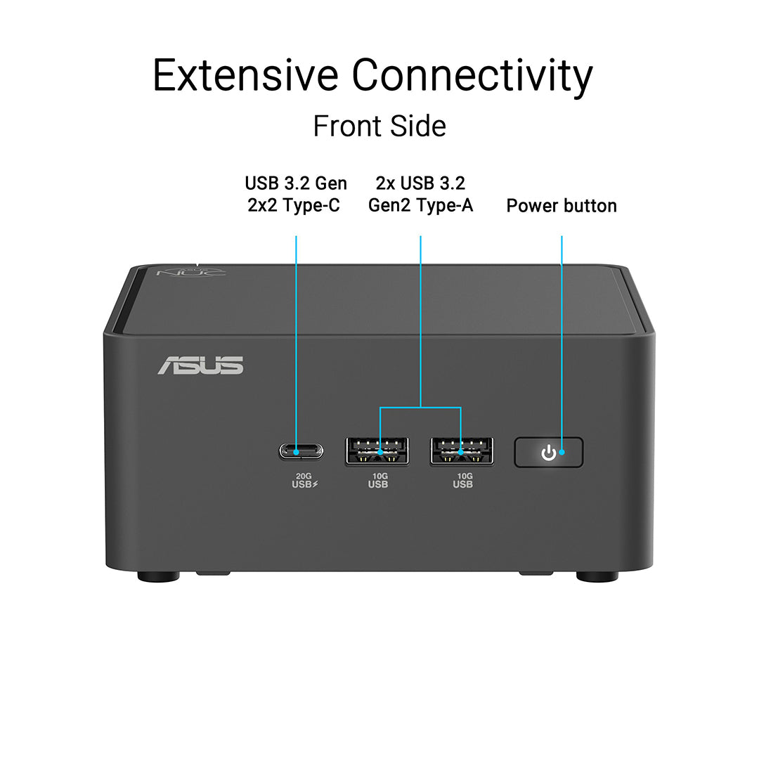 ASUS NUC 15 PRO RNUC15CRHU7 MINIPC BAREBONE TALL BLACK(U7 255H 16C/DDR5) -4711387958254