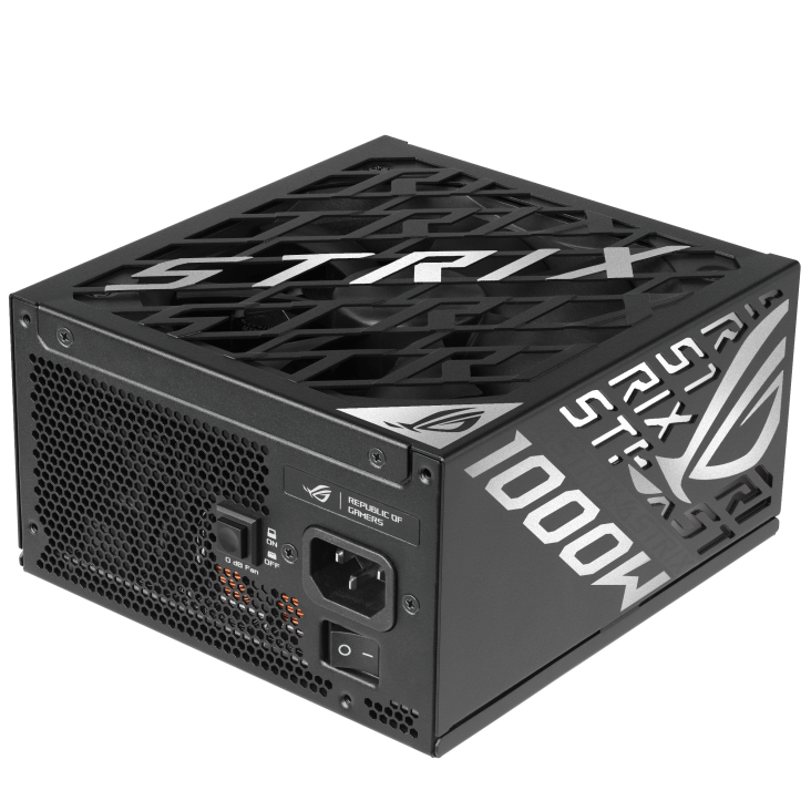 ASUS ROG Strix 1000W Platinum is a cool and quiet PSU with stable power delivery - 197105594388
