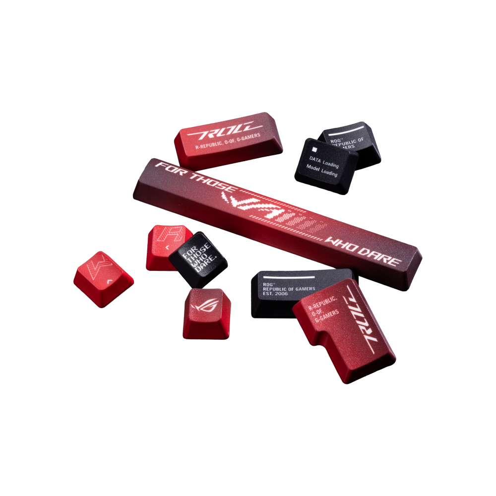 ASUS ROG Dye-Sub PBT Keycaps or ROG NX switches - 197105499263