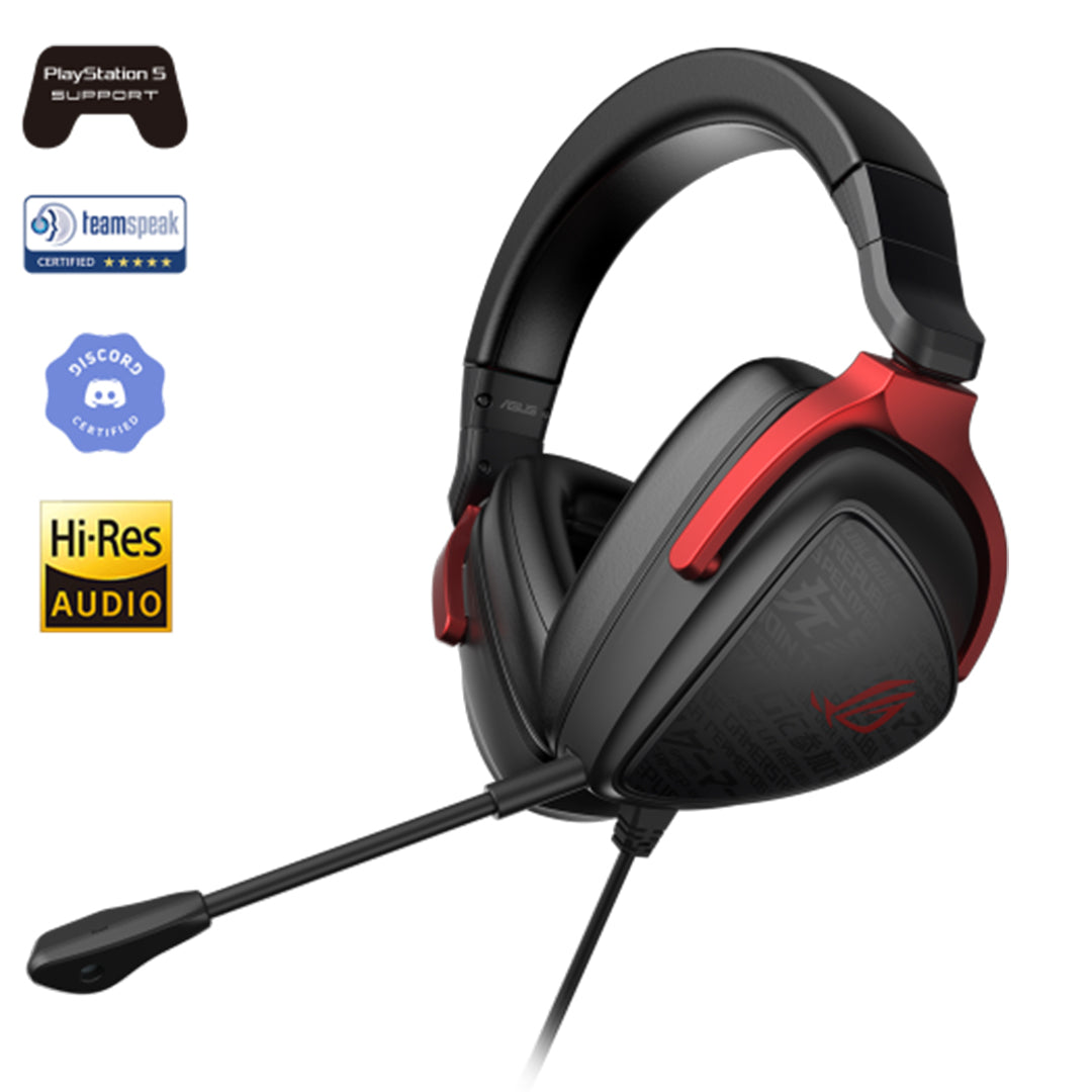 ASUS ROG DELTA S CORE GAMING WIRED HEADSET BLACK - 195553565455