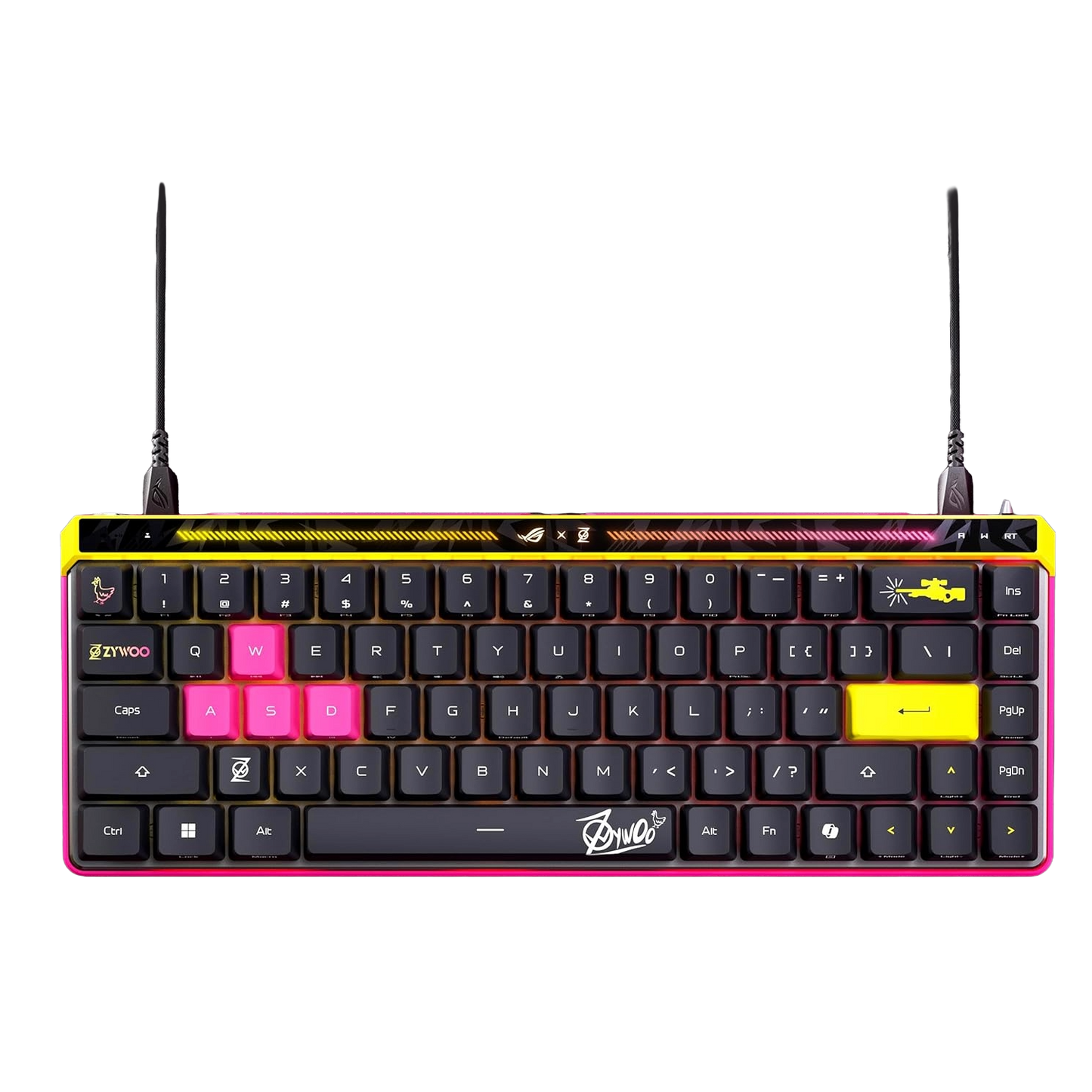 ASUS ROG Falchion Ace HFX ZywOo Edition is a 65% analog Gaming Keyboard