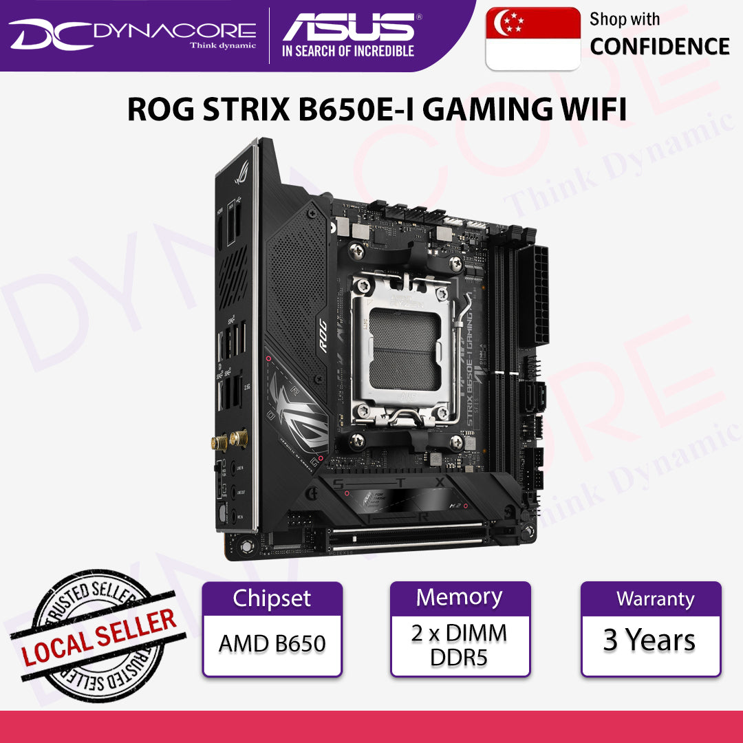 ASUS ROG STRIX B650E-I GAMING WIFI MOTHERBOARD - 195553957892