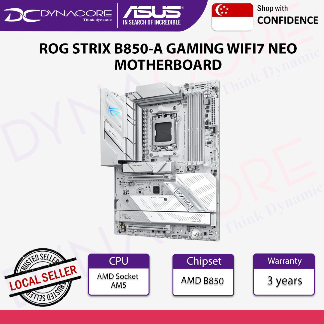 ASUS ROG Strix B850-A Gaming WiFi7 Neo DDR5 AMD Motherboard - 4711636446532
