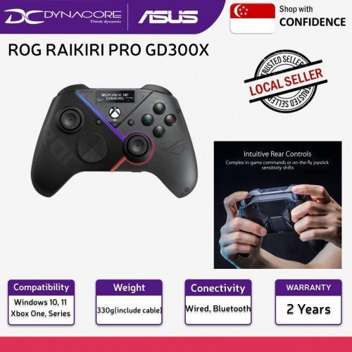 ASUS ROG RAIKIRI PRO GD300X GAMING CONTROLLER BLACK - 195553919845