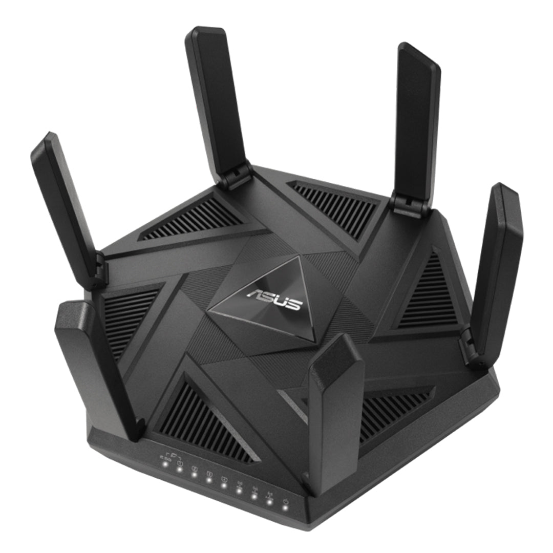 ASUS RT-AXE7800 Tri-band WiFi 6E (802.11ax) Router, 6GHz Band, AiProtection Pro, 2.5G Port, Link Aggregation, RT AXE7800-4711081632948