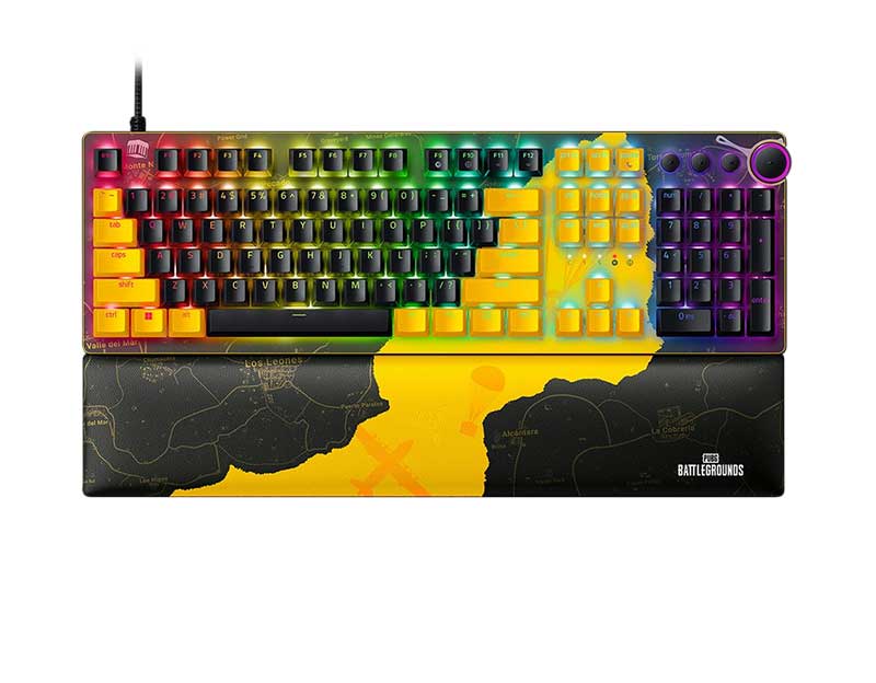 Razer Huntsman V2 - PUBG: BATTLEGROUNDS Edition - Linear Optical Switch - US - Optical Gaming Keyboard - 8886419349518