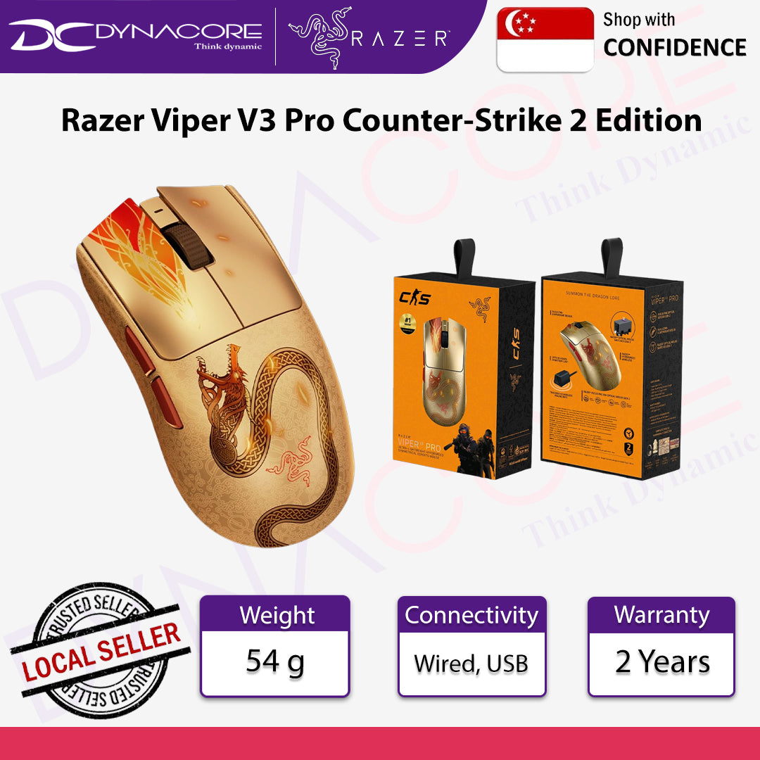 Razer Viper V3 Pro Counter-Strike 2 Edition Gaming Mouse - 8886419334972
