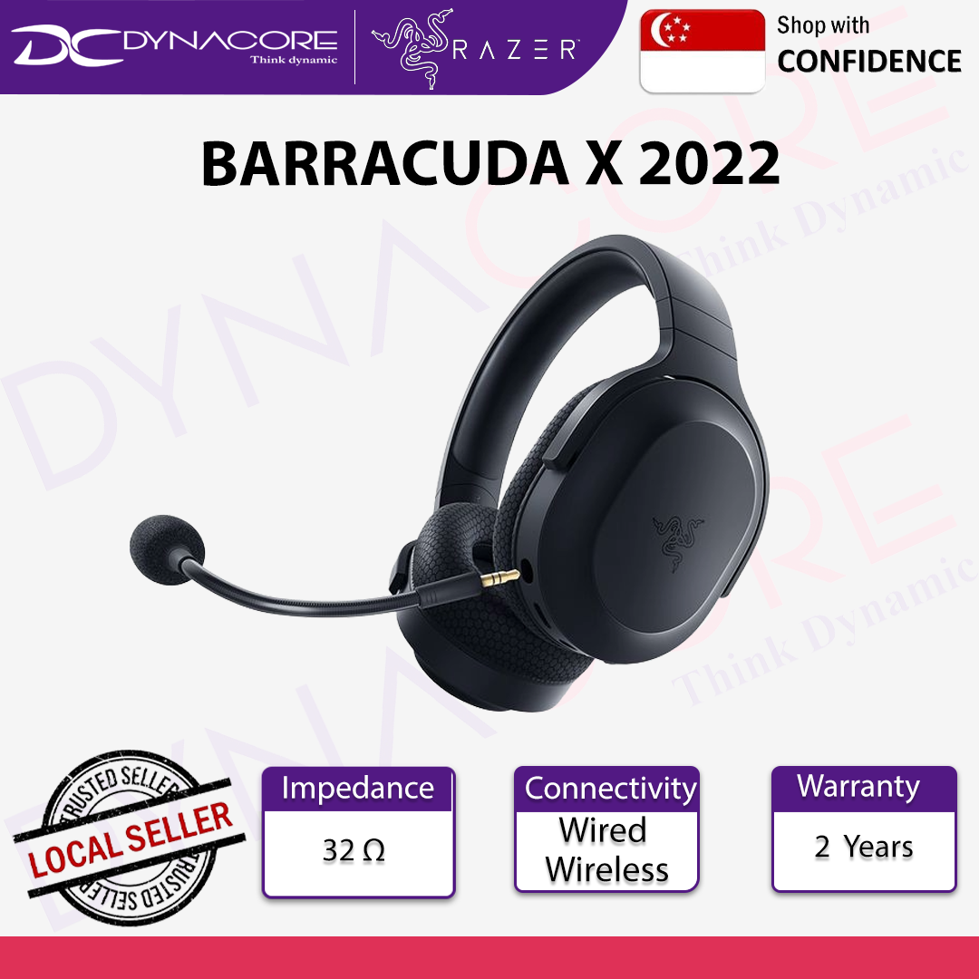 RAZER BARRACUDA X 2022 Headset Wired & Wireless Head-band Gaming -RZ04-04430100-R3M1 -8886419379850
