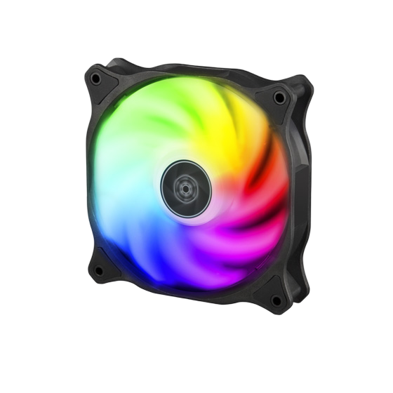 SilverStone AB120R-ARGB Air Blazer 120mm PWM Addressable RGB Radiator and Heatsink Case Single ARGB FAN - SST-AB120R-ARGB