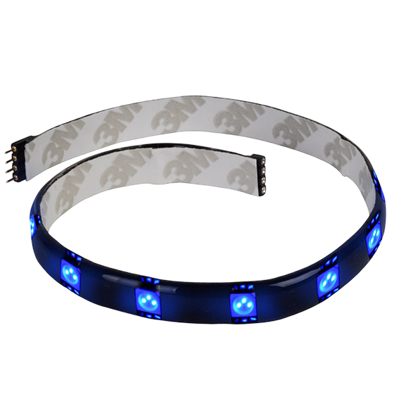 SilverStone LS01A B4 to S4 15 LED Light Strip 3.6W - Blue - SST-LS01A