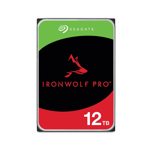 SEAGATE IRONWOLF PRO 3.5"12TB 7200RPM 256MB SATA NAS HDD - ST12000NT001