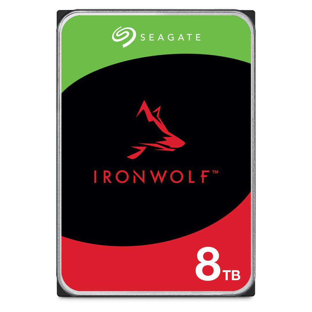 Seagate Ironwolf 8TB NAS Drive SATA 3.5Inch Internal Hard Drive - ST8000VN004
