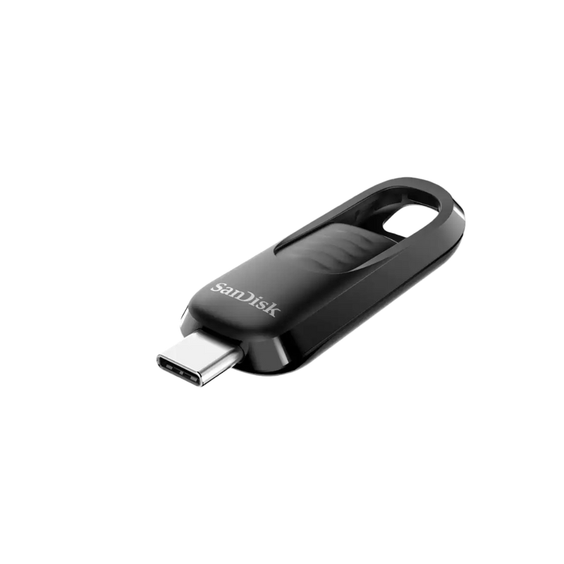 SanDisk Ultra® Slider USB Type-C™ Flash Drive CZ480 256GB BLACK - 619659190026