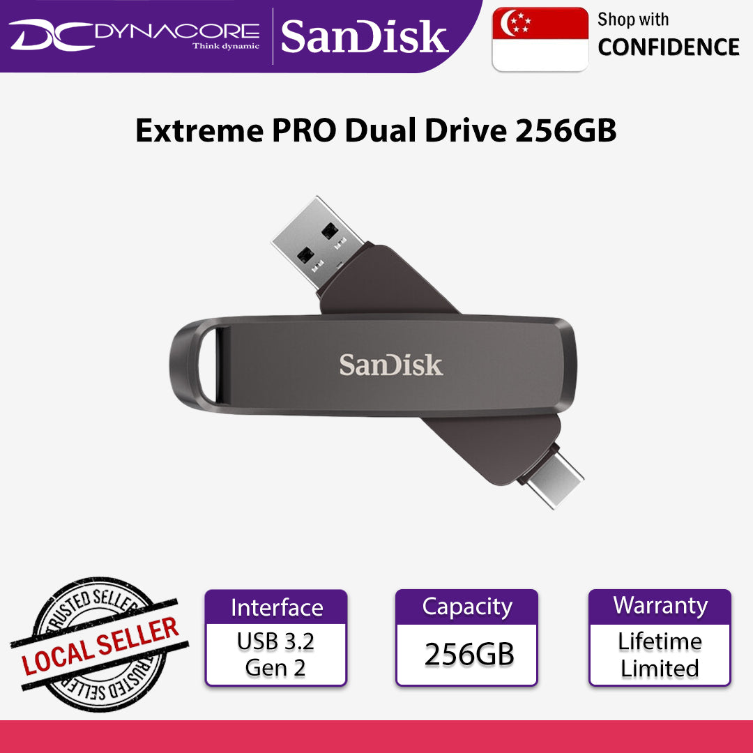 Sandisk Extreme PRO Dual Drive 256GB - 619659204921