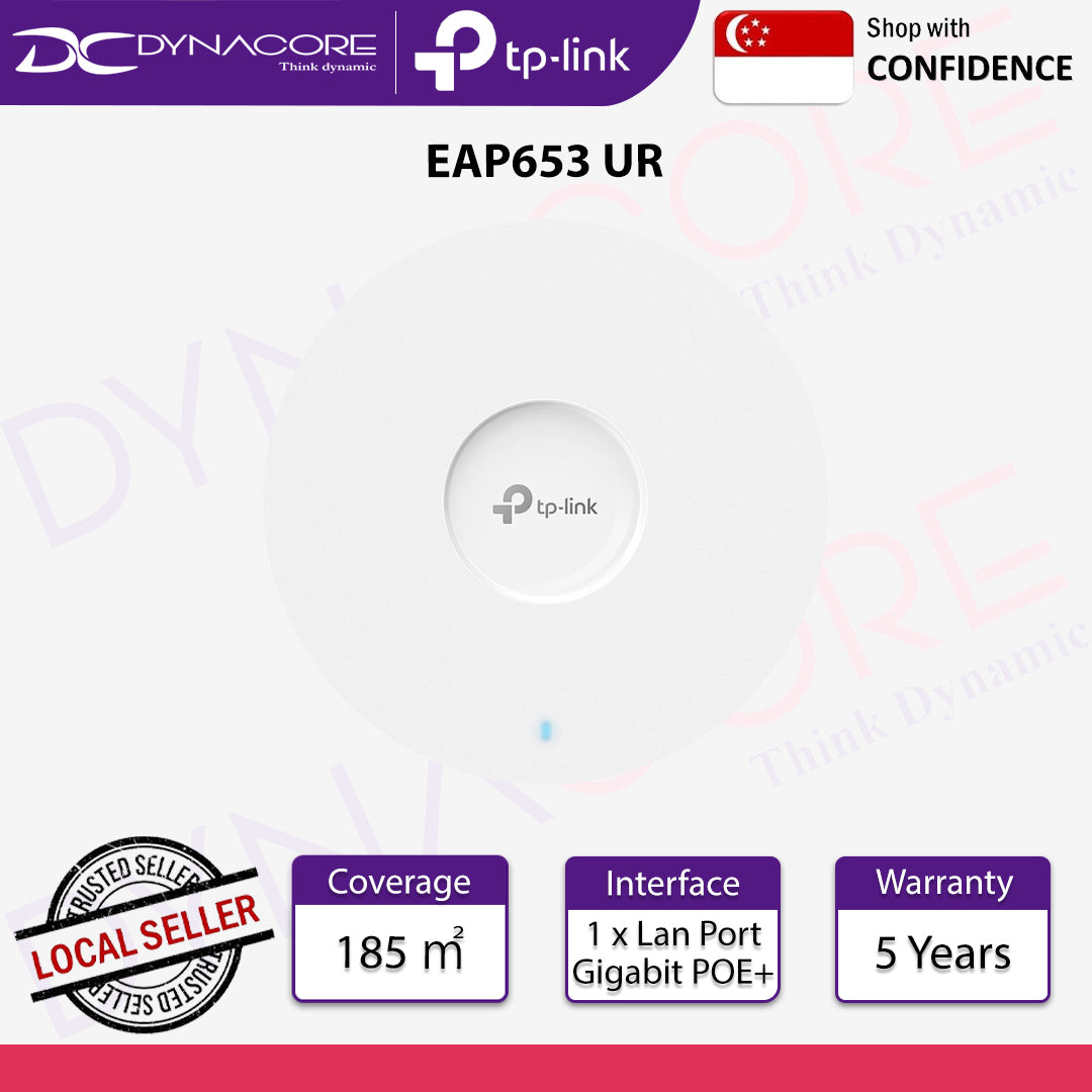 TP-Link EAP653 UR AX3000 Ceiling Mount WiFi 6 Access Point - 8885020620566