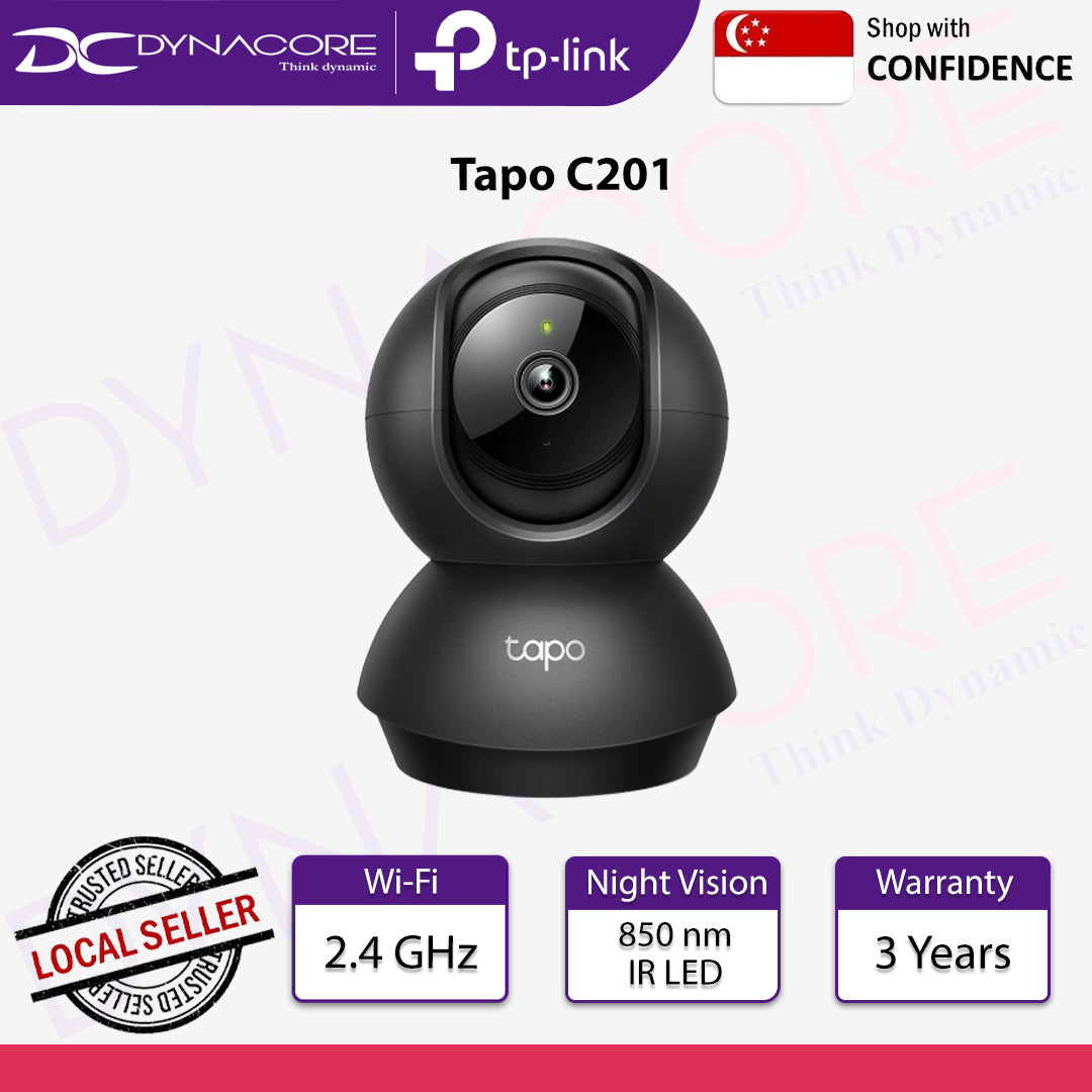 TP-Link Tapo C201 Pan/Tilt Home Security Wi-Fi Camera - 8885020621952