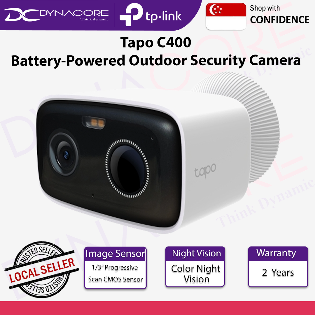 TP-LINK TAPO C400 SMART WIRE-FREE OUTDOOR SECURITY CAMERA - 8885021371115
