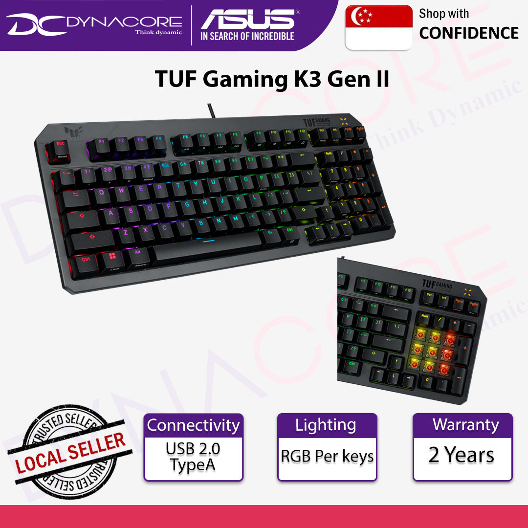 ASUS TUF Gaming K1 RGB KEYBOARD