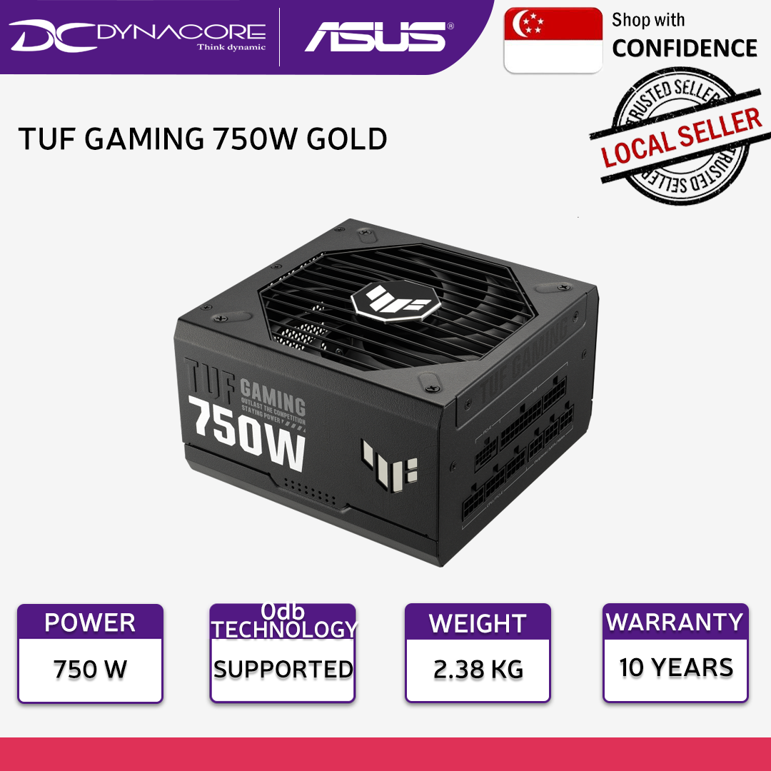ASUS TUF GAMING 750W GOLD FULL MODULAR PSU - 195553786737