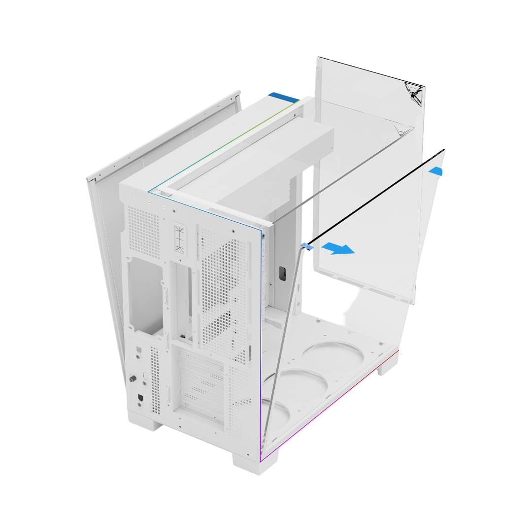 Thermalright A70 Vision ATX Gaming case White - TRA70VISWHT