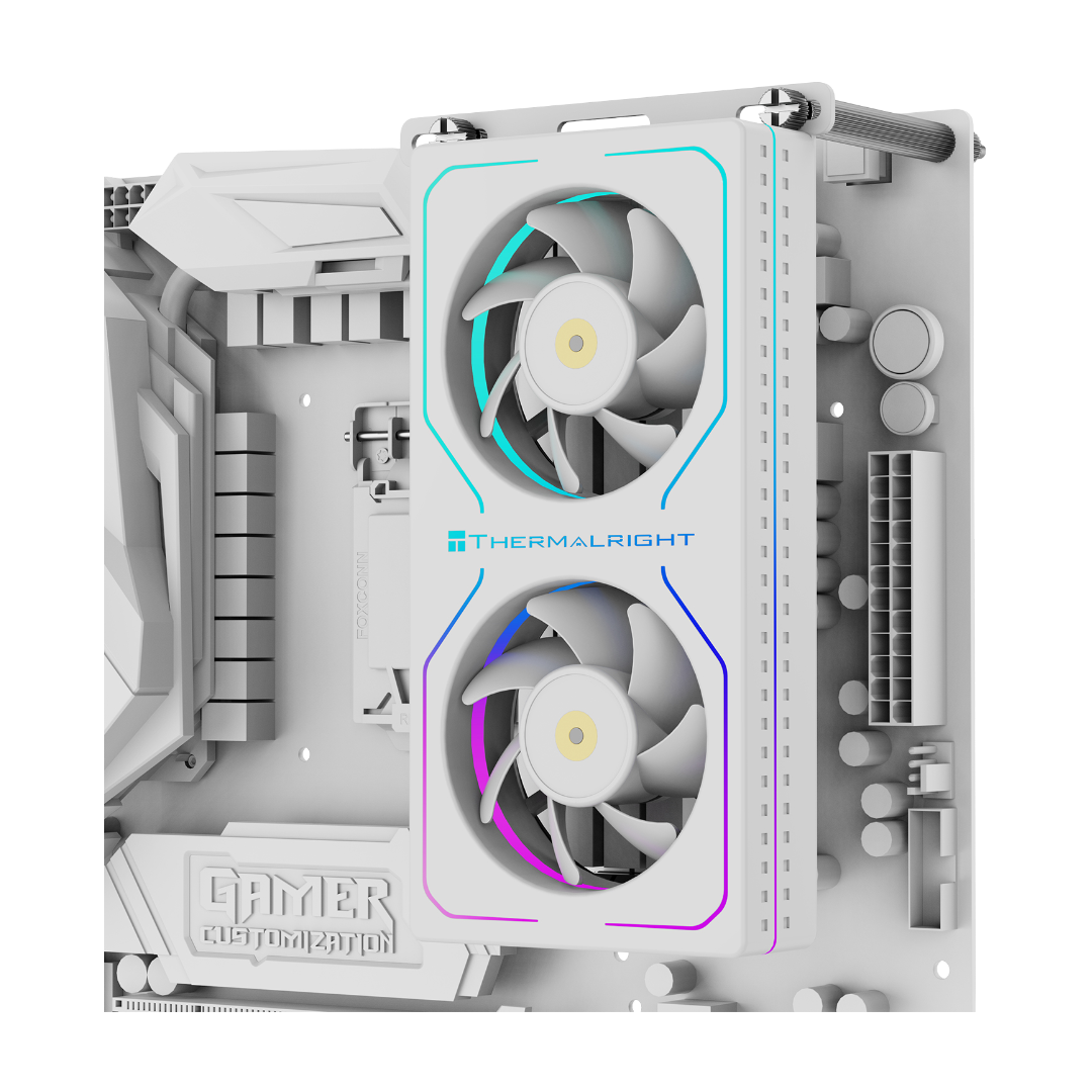 Thermalright MC-2 ARGB RAM Cooler Dual Fan Active Memory Cooler White - 814256022927