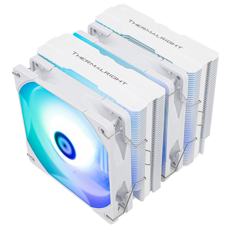 Thermalright Peerless Assassin 120 White ARGB Dual Towers CPU Cooler Intel – AMD - 814256003131