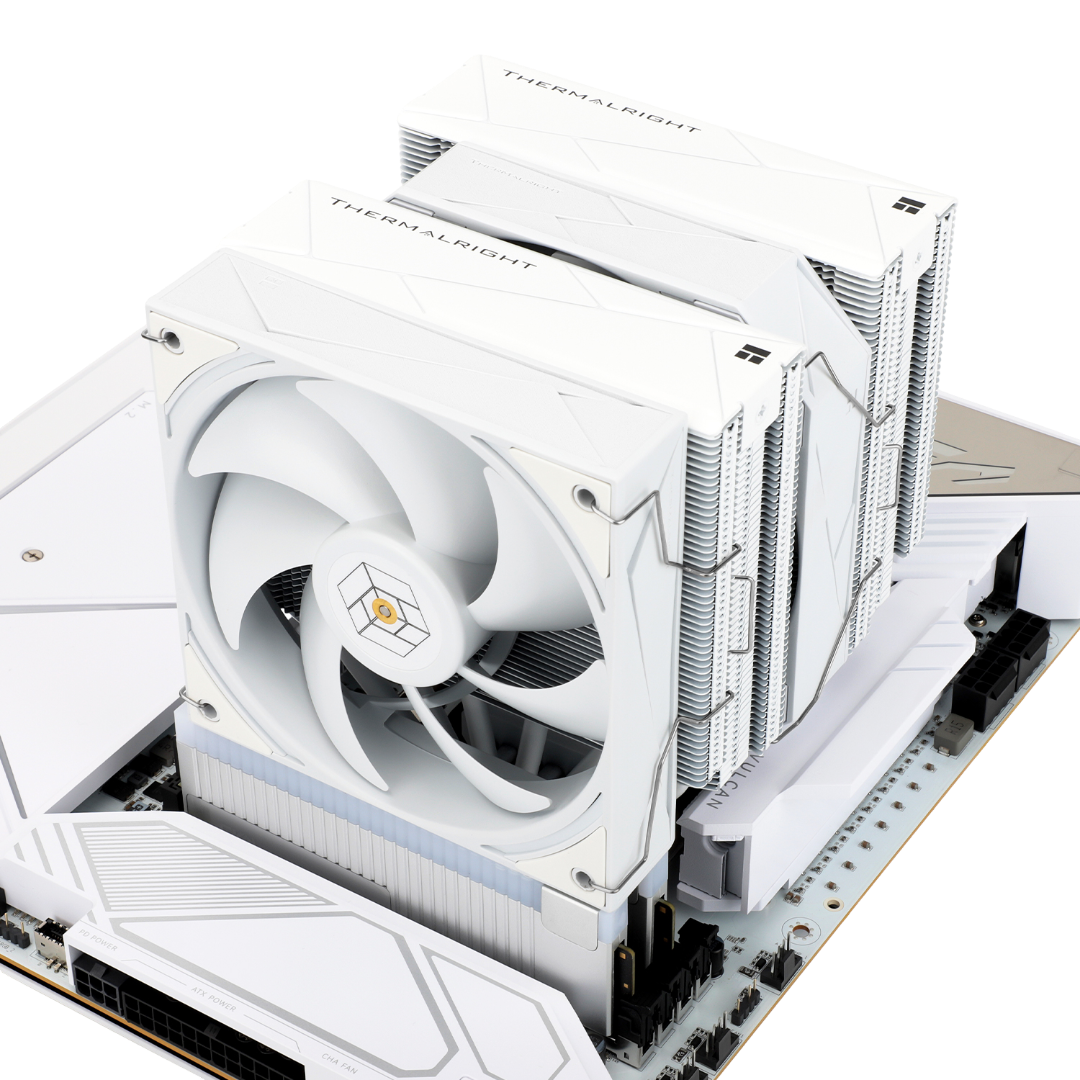 Thermalright Royal Pretor 130 CPU Air Cooler Dual PWM Fans White - 814256018265