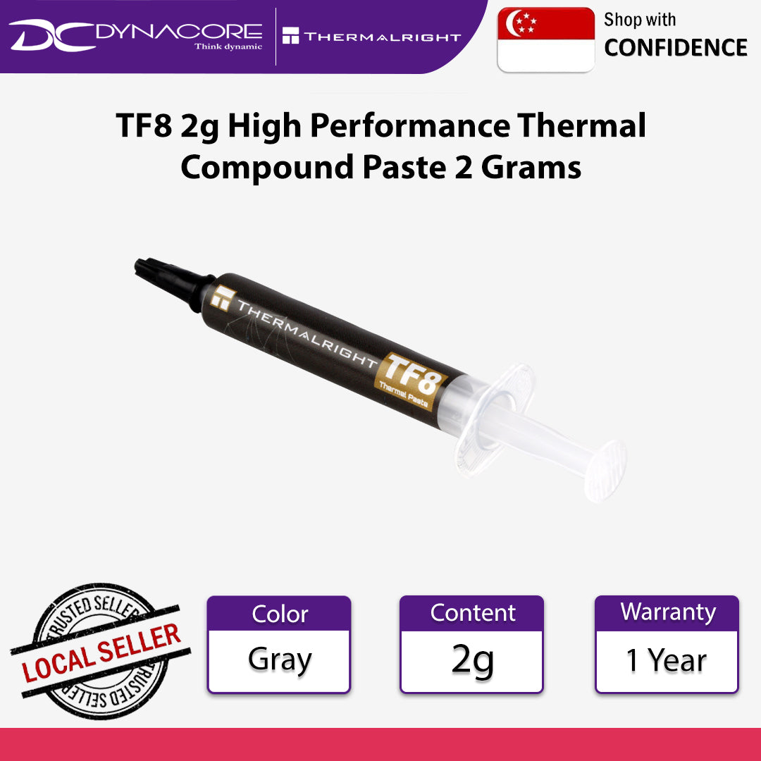 Thermalright TF8 2g High Performance Thermal Compound Paste 2 Grams - 814256001441