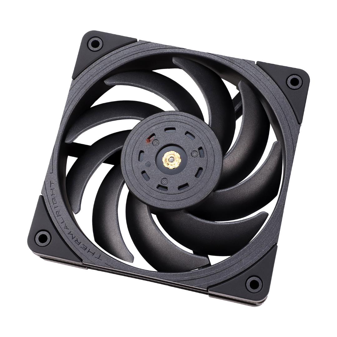 Thermalright TL-B12 120mm 4-Pin PWM Performance Case Fan Black - 814256003162