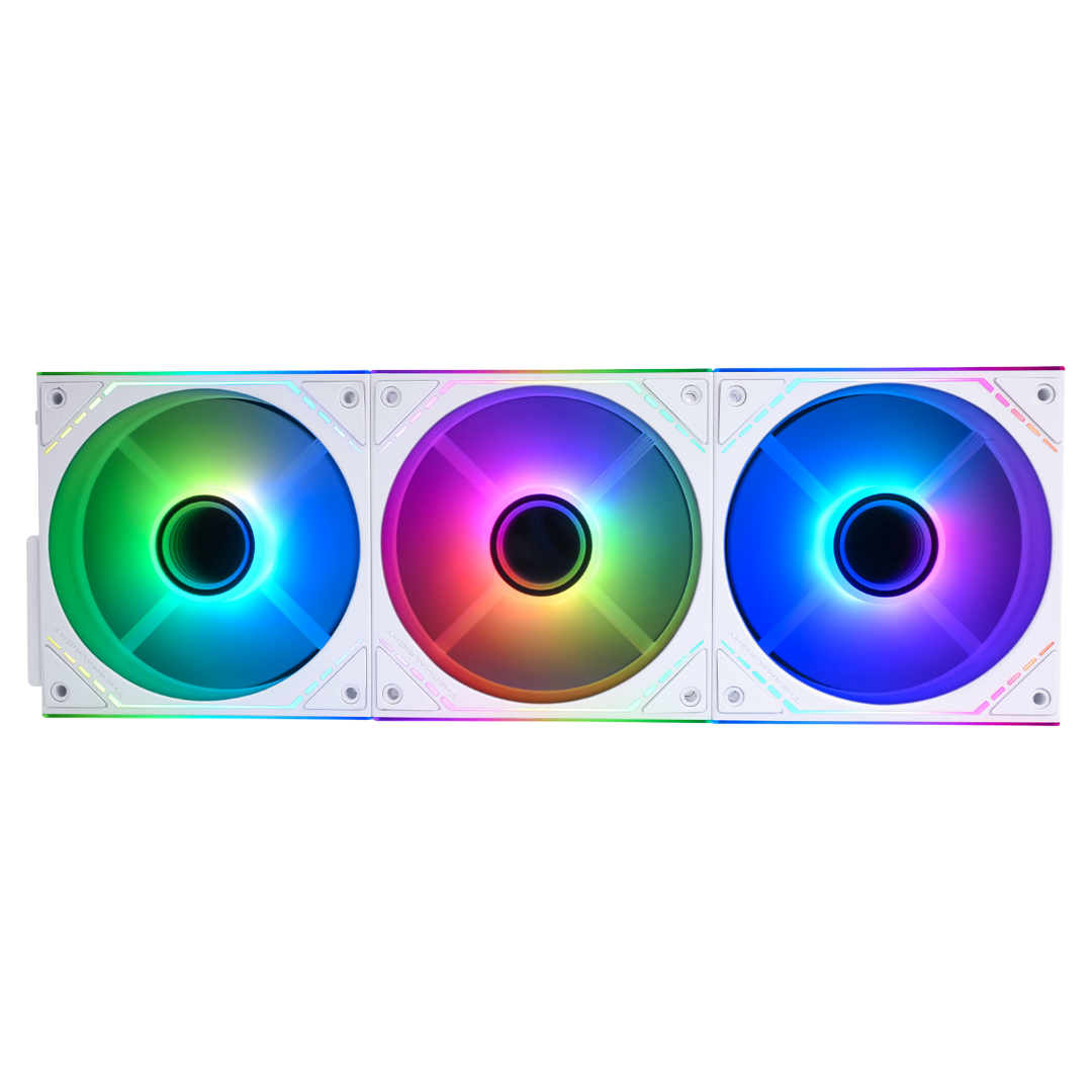 Thermalright TL-M12QW-S X3 120mm ARGB PC Case Fan 3 Pack White - 814256022248