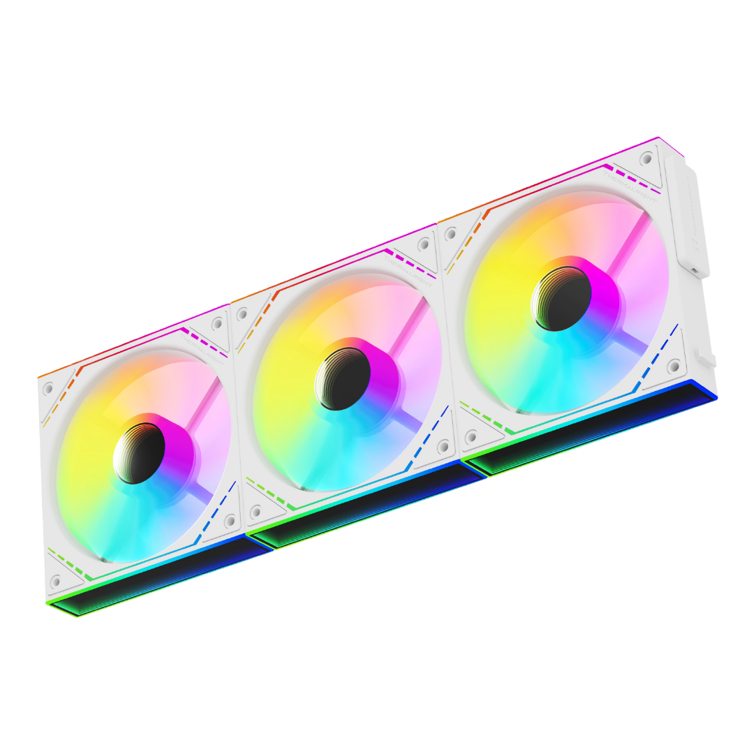 Thermalright TL-M12QW-S X3 120mm ARGB PC Case Fan 3 Pack White - 814256022248