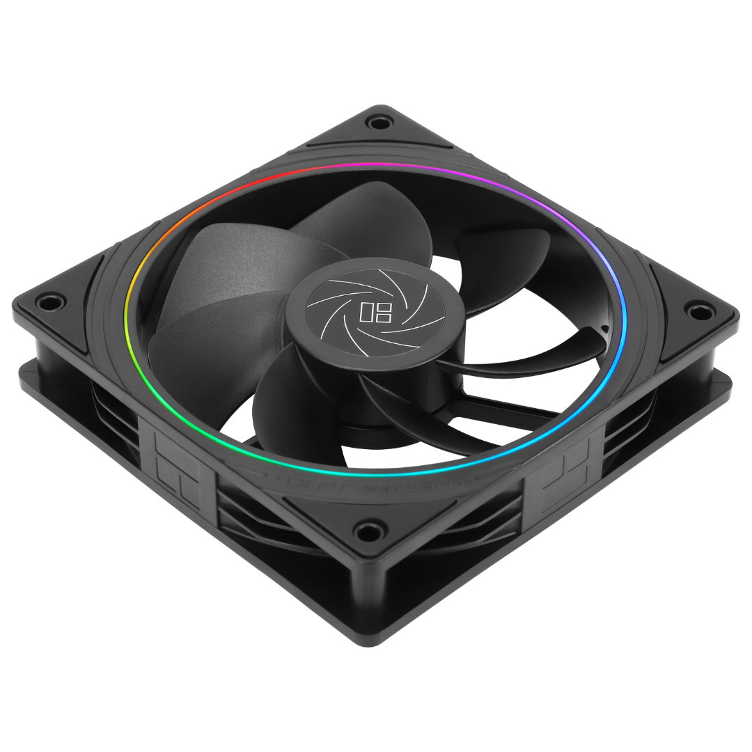 Thermalright TL-S12R ARGB 120mm Reverse Fan CPU Cooler 3 Pack Fans Black - 814256018326