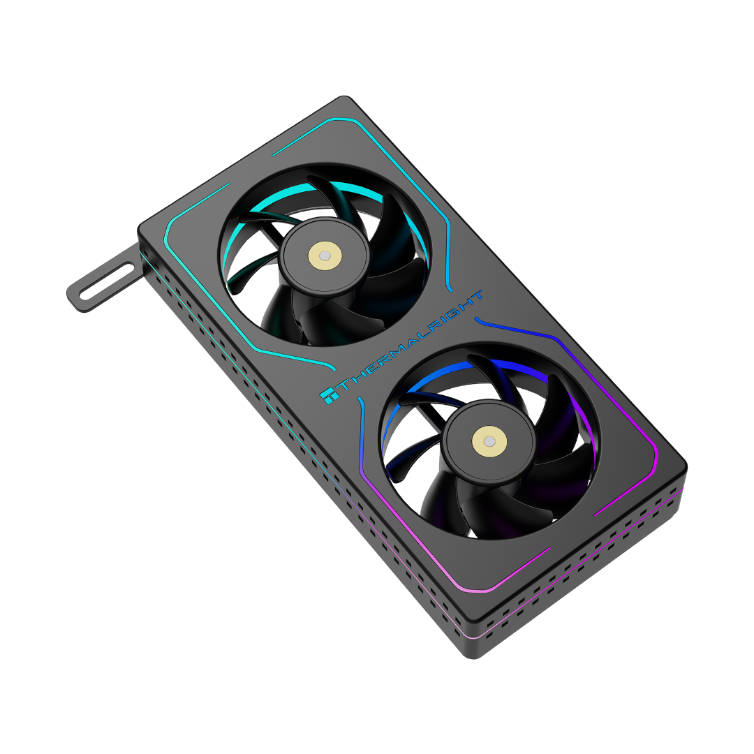 Thermalright MC-2 ARGB RAM Cooler Dual Fan Active Memory Cooler Black - 814256022910