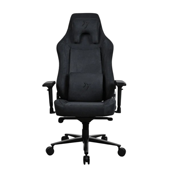 Arozzi Vernazza XL Supersoft Fabric Gaming Chair - Pure Black - VERNAZZA-XL-SPSF-PBK