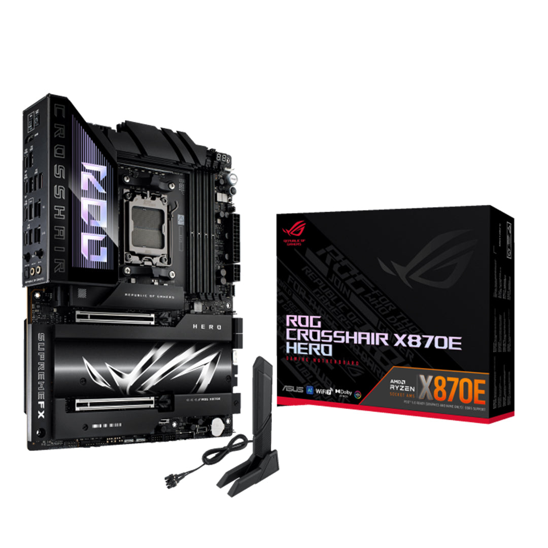 ASUS ROG CROSSHAIR X870E HERO MOTHERBOARD - 4711387710319
