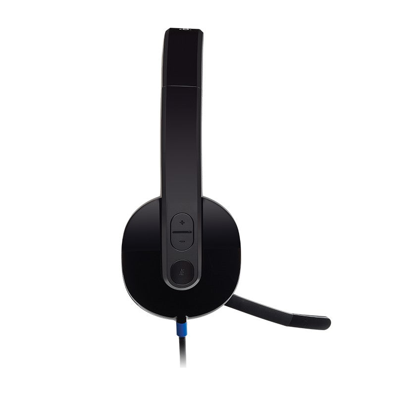 Logitech H540 USB Stereo Headset With Noise-Cancelling Mic -981-000482 (2 Years ) - 097855089748